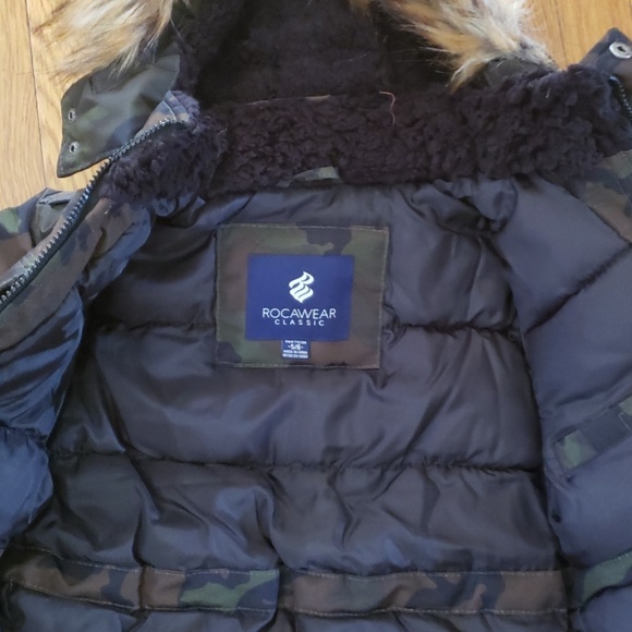 Rocawear Camouflage Kids Winter Coat - Picture 6 of 8